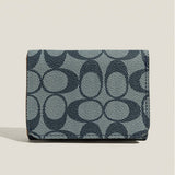 New Vintage Geometric Letter Mini 3-Fold Wallet_Cwab06269