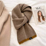 SOLID COLOR COMMUTER ALL MATCH WARM SCARF_CWASC0976