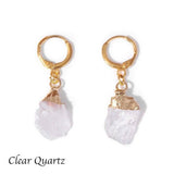NATURAL STONE AMETHYST ORIGINAL STONE EARRINGS_CWAJE1072