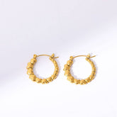 SIMPLE PERSONALITY COOL STYLE BAMBOO HOOP EARRINGS_CWMM5722