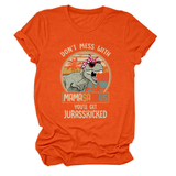 STYLISH WOMENS TEE DONT MESS WITH PRINT_CWTTS1524