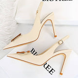 POINTED TOE BACK STRAP HOLLOW HIGH HEELS_CWSHH0095
