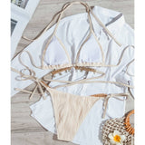 BIKINI WITH RHINESTONE PENDANT SEXY SWIMSUIT_CWMW0688