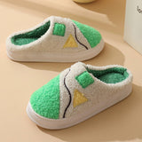LEISURE NON SLIP SPLICING COTTON SLIPPERS_CWSHS0323