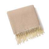 LIGHTWEIGHT COZY WOVEN BLANKET WITH TASSELS_CWMM0196