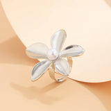 FASHIONABLE METAL IRREGULAR WATER DROP OPEN RING_CWMM3232