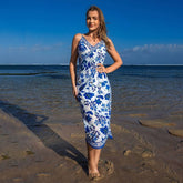 OVERSIZED MULTI WAY BEACH DRESS SUN PROOF CAPE_CWBLS0465