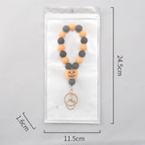 EXAGGERATED LUMINOUS PUMPKIN BRACELET KEYCHAIN_CWMM1212