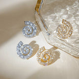 EXQUISITE STATEMENT THREAD SHAPED PEARL EARRINGS_CWAJE1884