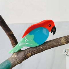 PARROT BIRD ACETATE HAIR CLAW CUTE SUMMER CLIP_CWAHA2149