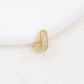 Tiny Zirconia Pendant 26 Letters Necklace_Cwmm5863