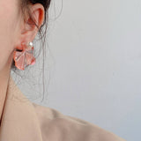 Wave Pleated Three-Dimensional Earrings