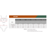 Womens Printed Bikini Sexy Tie-Front Swimwear