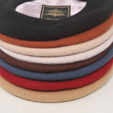 RETRO BERET WITH THICK LEATHER LINING_CWAH1939