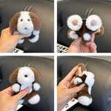 CUTE PUPPY CAR KEYCHAIN BAG PENDANT ORNAMENT_CWMM2542