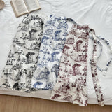 RETRO HALF LENGTH LANDSCAPE APRON_CWMM5834