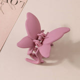 MATTE BUTTERFLY HAIR CLAW CLIP STRONG STYLISH_CWAHA0087