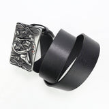 Western Style Belt Buckle With Animal Engraving_Cwabe0437