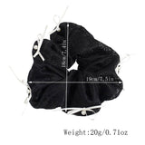 SIMPLE PEARL BOW FABRIC HAIR ROPE_CWAHA2207