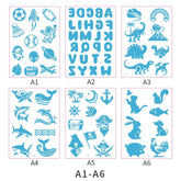 KIDS TATTOO STICKER SET CREATIVE BODY ART DECALS_CWMM8355
