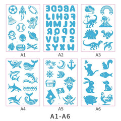 KIDS TATTOO STICKER SET CREATIVE BODY ART DECALS_CWMM8355
