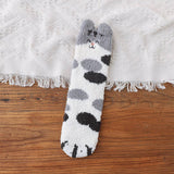 Warm Fleece Cartoon Mid-Calf Socks_Cwms0973
