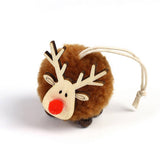Wool Felt Cartoon Deer Pendant Christmas Decoration_Cwmm2926