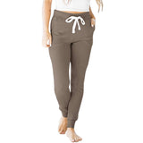 Solid Color Drawstring Leg Sports Style Pants