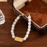 PASTORAL STYLE SMALL FLOWER PEARL BRACELET_CWMM3726