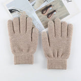 New Mens Cold-Proof Knitted Touchscreen Gloves_Cwag0395