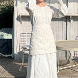 HALF BODY FLORAL HOME CAFE WORK APRON_CWMM5808