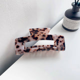 Retro And High-End Acetate Leopard Hair Clippers
