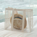 CLEAR PVC BEACH TOTE WATERPROOF TRAVEL BAG_CWAB1915