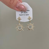 2024 PERSONALIZED ZIRCON SUN RING STUD EARRINGS_CWAJE1332