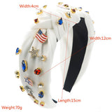 CASUAL KNOT WIDE DIAMOND HEADBAND_CWAHA1780