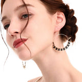BOHEMIAN NICHE VINTAGE CIRCLE BEADED EARRINGS_CWAJE1659