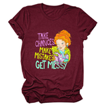 POSITIVE MESSAGE TEE TAKE CHANCES PRINT_CWTTS1484