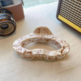 CLOUD SHAPED HAIR CLAW LARGE LUXE TEXTURED CLIP_CWAHA2164