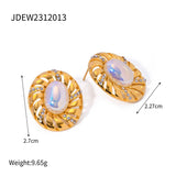 STAINLESS STEEL INLAID PEARL RHINESTONE RINGS_CWAJE1244