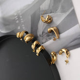 STAINLESS STEEL MIRROR GEOMETRIC EARRINGS_CWAJE5114