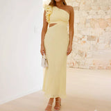 Stylish Slim-Fit Hollow-Out Waist Dress