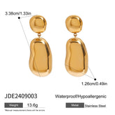 Waterdrop Cuff Bracelet Stud Earrings Set