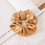 SATIN SCRUNCHIES SET FOR WOMEN SIMPLE STYLISH_CWAHA0343