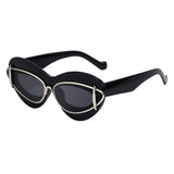 FASHION CAT EYE SUNGLASSES SMALL FRAME SUNGLASSES_CWASG0569