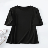 Womens Casual Oversized Tee, Crew Neck Design