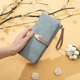 CASUAL FASHION BUCKLE LONG WOMENS WALLET_CWAB2335
