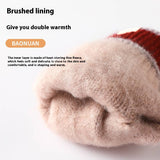 THICK KNIT GLOVES FOR WOMEN TOUCHSCREEN WARM LINED_CWAG0518