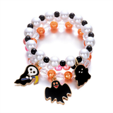 Christmas Beaded Stretch Bracelet Set Women_Cwaje05639