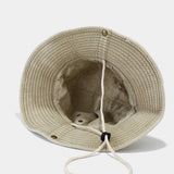 Womens Star Rhinestone Wide Brim Sun Hat_Cwah3807