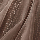 SEQUIN TULLE A LINE MAXI SKIRT WITH FLOWING DRAPE_CWBMS0377